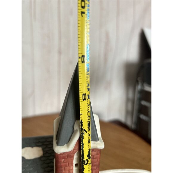 Holiday Expressions Lighted Church House 1992 Dickens Collectables Porcelain - Picture 4 of 8